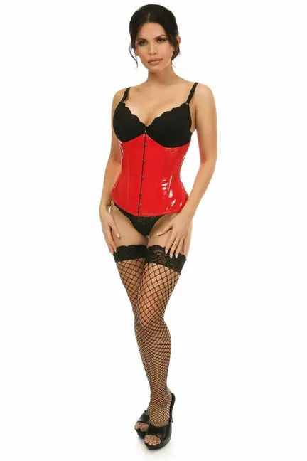 Lavish Patent Underbust Corset Daisy Corsets