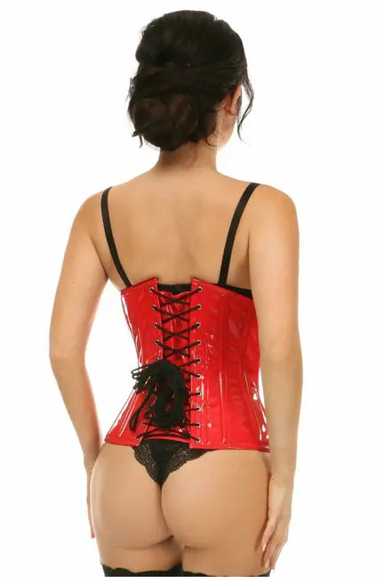 Lavish Patent Underbust Corset Daisy Corsets