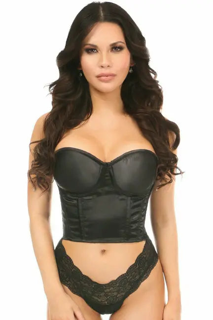 Lavish Satin Underwire Bustier Daisy Corsets