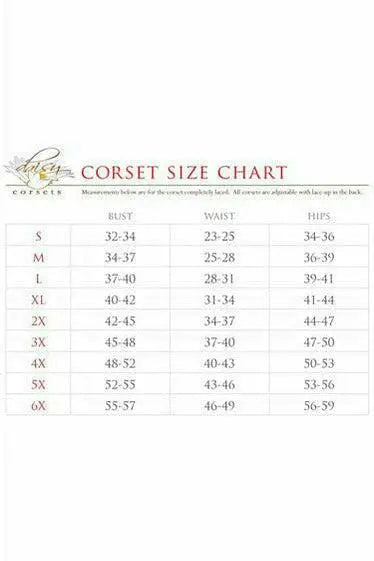 Lavish Sheer Lace Underwire Waist Cincher Corset Daisy Corsets
