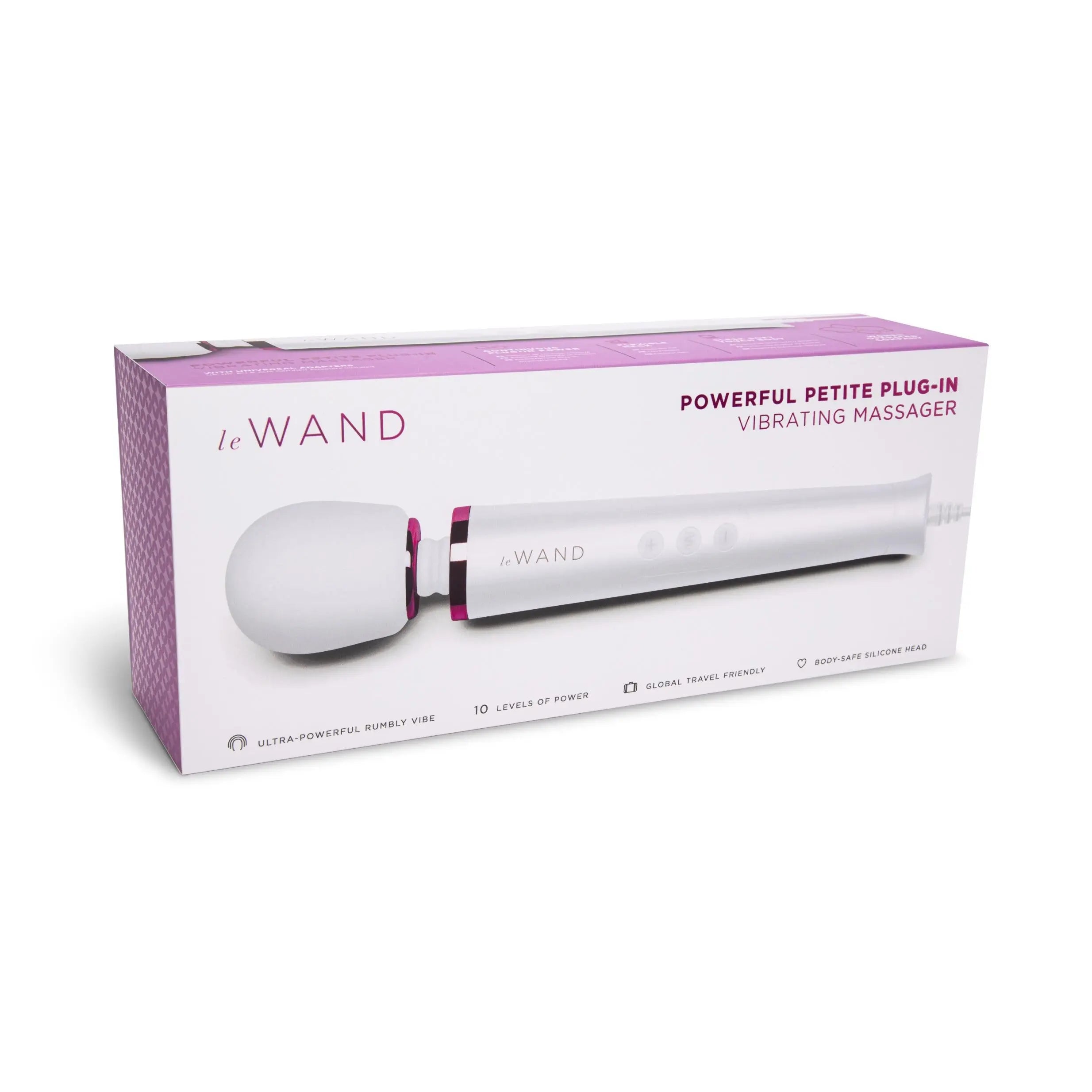 Le Wand Powerful Petite Plug-In- White Le Wand