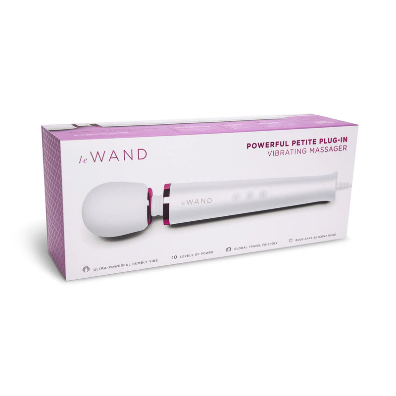 Le Wand Powerful Petite Plug-In- White Le Wand
