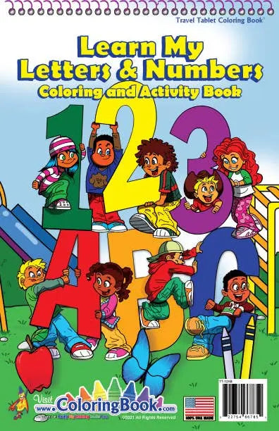 Learn My Numbers and Letters 123-ABC Really Big Coloring Books