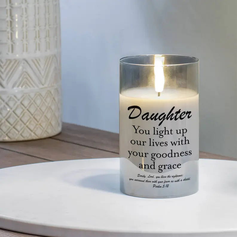 Led Candle Daughter You Ps 5:12 Dicksons Inc