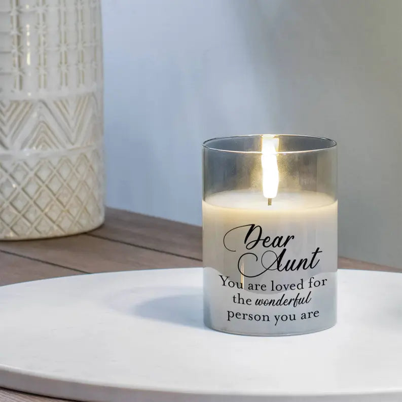 Led Candle Dear Aunt, You Are Loved Dicksons Inc