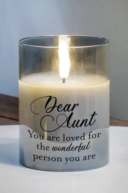 Led Candle Dear Aunt, You Are Loved Dicksons Inc