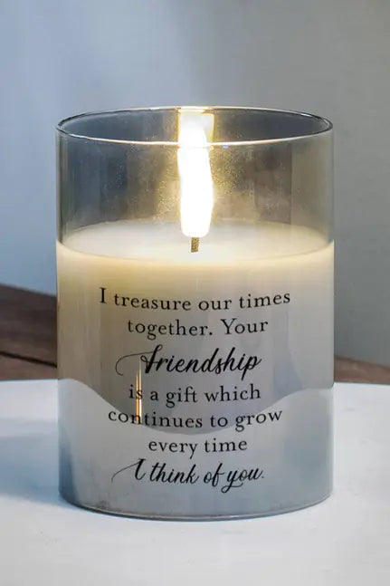 Led Candle I Treasure Our Times 4In Dicksons Inc
