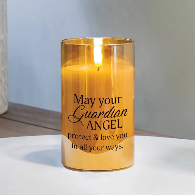 Led Candle May Your Guardian Angel Dicksons Inc