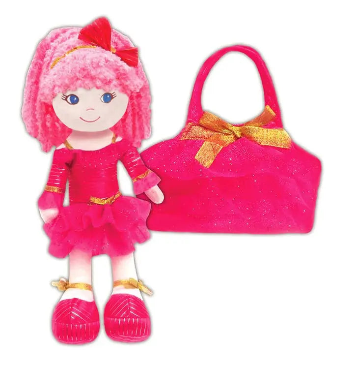 Leila Dancer Rag Doll With Purse Girlz n Dollz