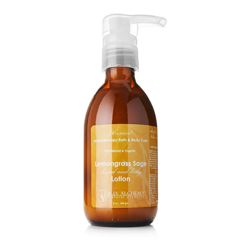 Lemongrass Sage Hand & Body Lotion R.D. Alchemy Natural Products