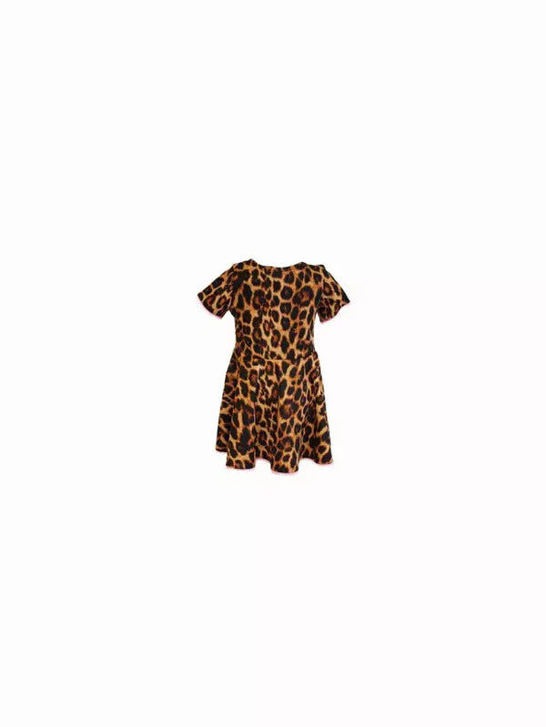 Leopard Skater Dress Little Mass