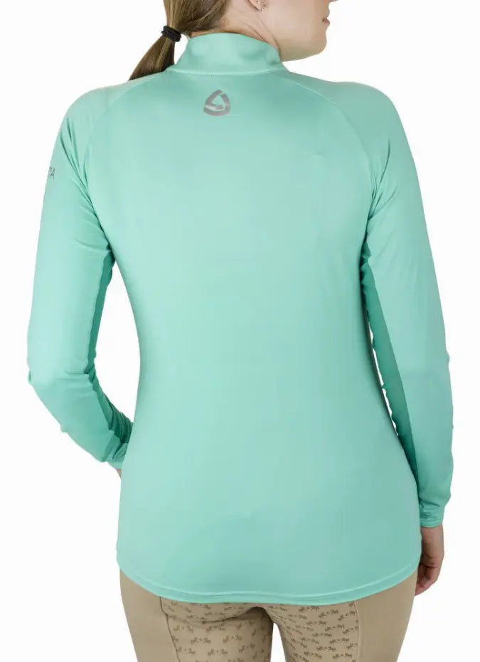 Lettia Women Quarter-Zip Neck UPF 50+ Sun Shirt JPC Equestrian