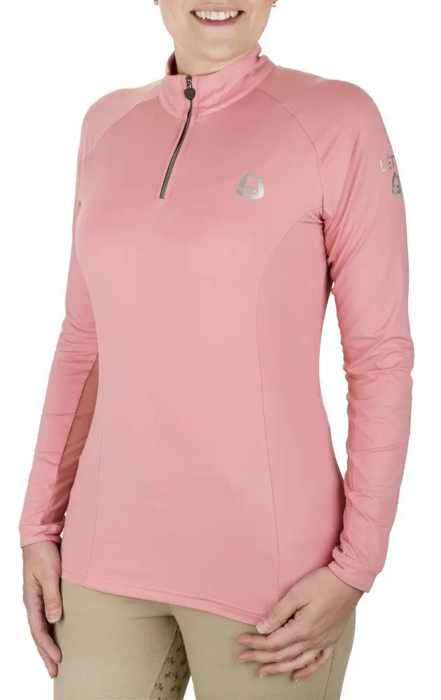 Lettia Women Quarter-Zip Neck UPF 50+ Sun Shirt JPC Equestrian