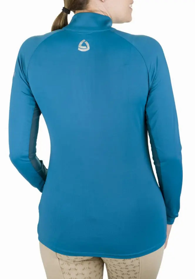 Lettia Women Quarter-Zip Neck UPF 50+ Sun Shirt JPC Equestrian