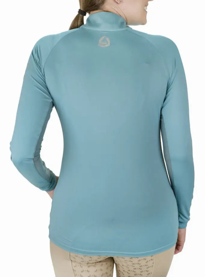 Lettia Women Quarter-Zip Neck UPF 50+ Sun Shirt JPC Equestrian