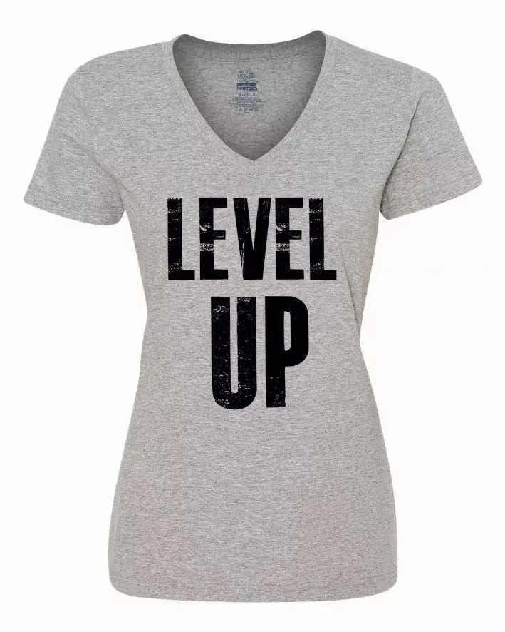 Level Up ladies Shirt Large Bad Baby Inc