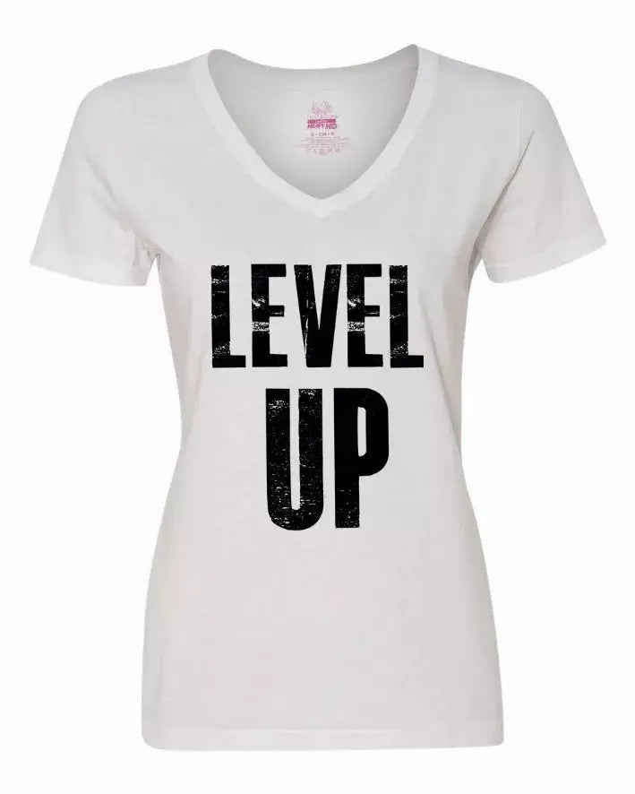 Level Up ladies Shirt Large Bad Baby Inc