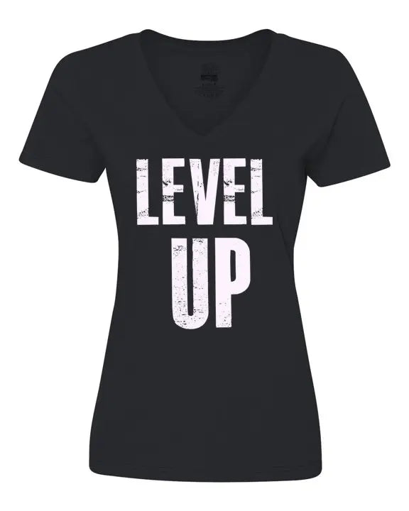Level Up ladies Shirt Small Bad Baby Inc