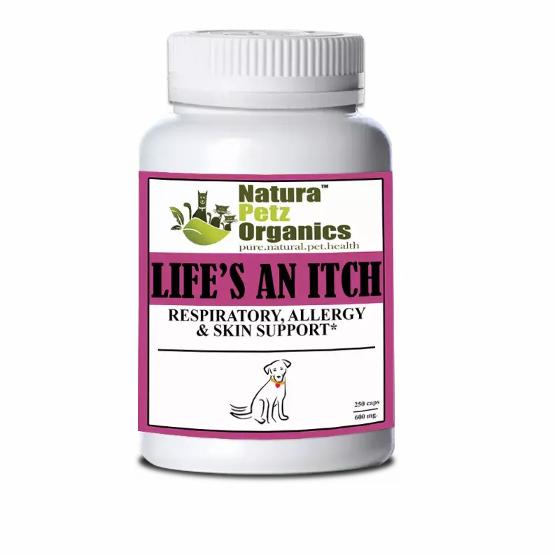 Life'S An Itch Capsules - Respiratory, Allergy & Skin Support* Capsules For Dogs & Cats* Organic Pet Systems