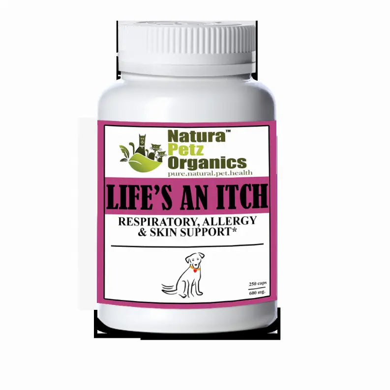 Life'S An Itch Capsules - Respiratory, Allergy & Skin Support* Capsules For Dogs & Cats* Organic Pet Systems