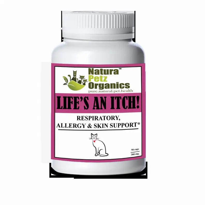 Life'S An Itch Capsules - Respiratory, Allergy & Skin Support* Capsules For Dogs & Cats* Organic Pet Systems