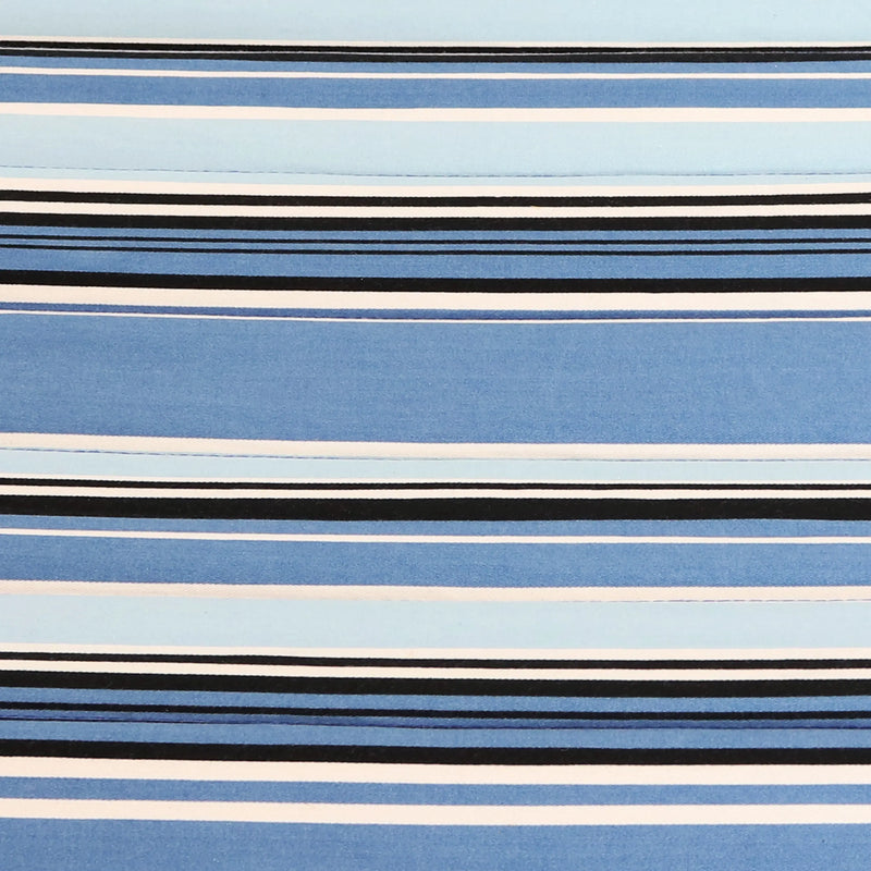 Light Blue And Dark Blue Striped Double Hammock Homeroots Outdoor