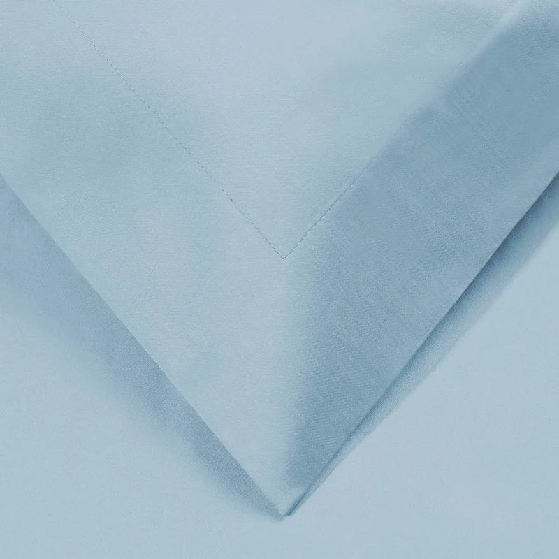 Light Blue Queen Cotton Washable Duvet Cover Set With Two Shams Homeroots Bed & Bath