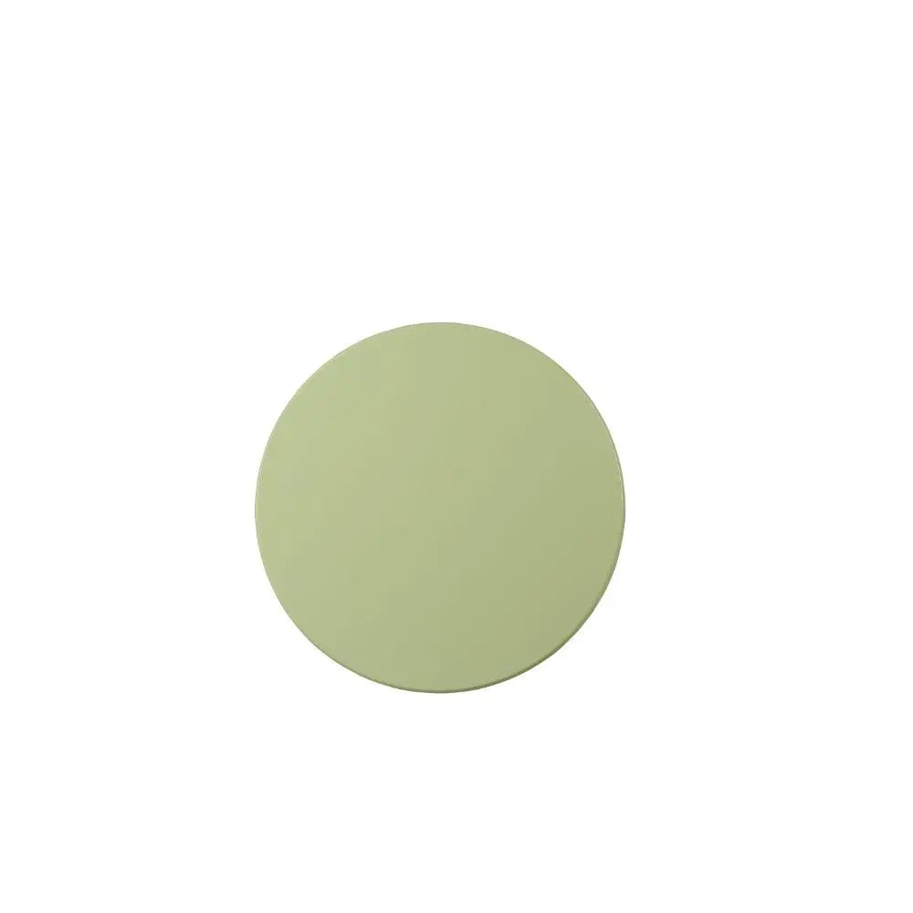 Light Green Solid Wooden Pedestal Side Table Homeroots Living Room