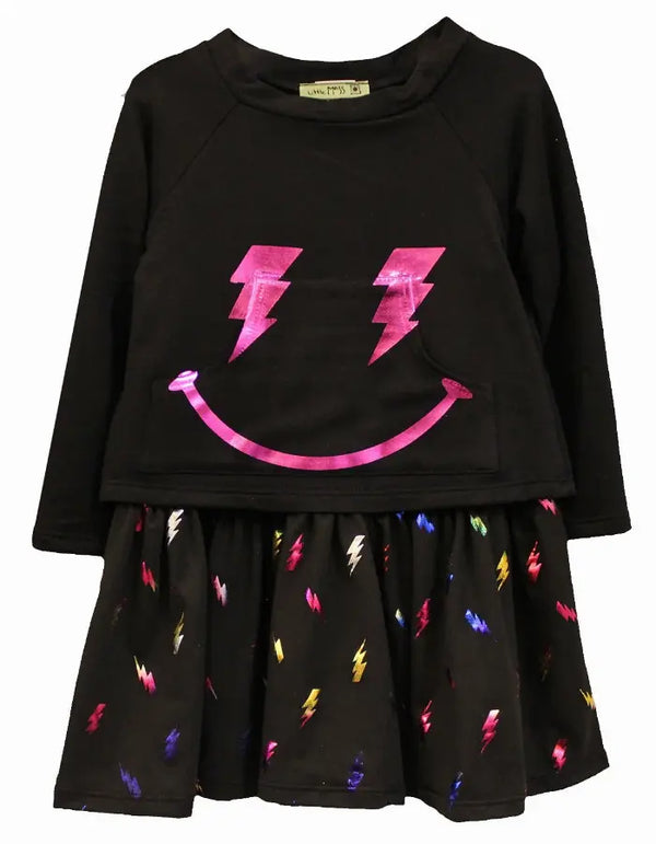 Lightning Smile 2 Piece Dress Set Little Mass