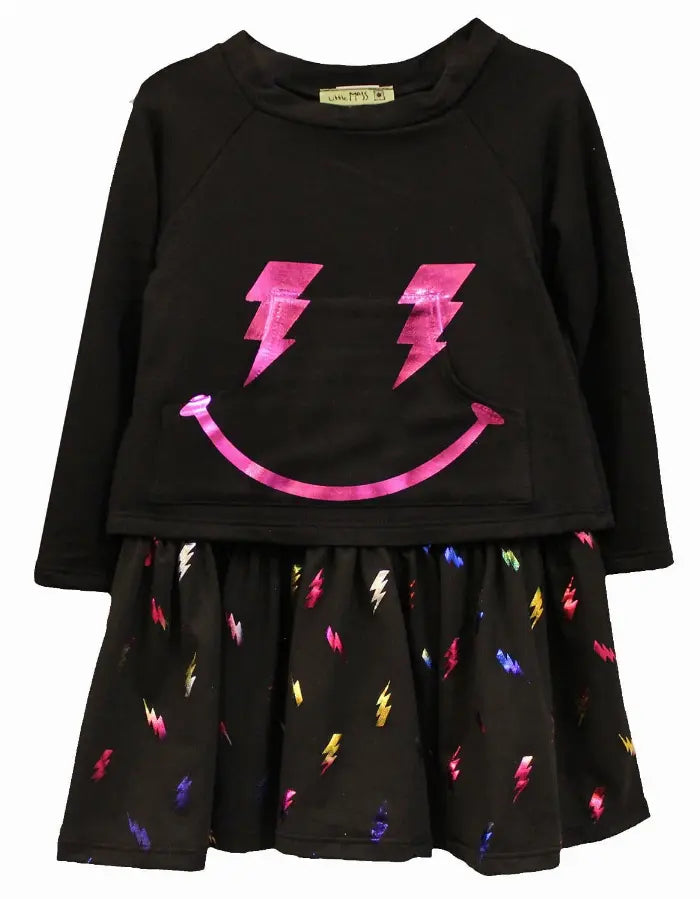 Lightning Smile 2 Piece Dress Set Little Mass