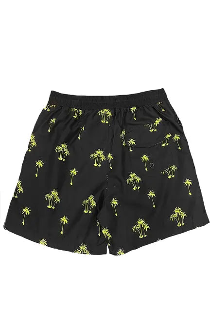 Lime Palm Print Swim Shorts WEIV