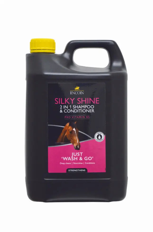 Lincoln Silky Shine 2 in 1 Shampoo and Conditioner JPC Equestrian