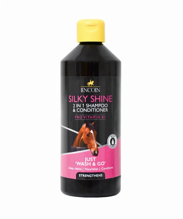 Lincoln Silky Shine 2 in 1 Shampoo and Conditioner JPC Equestrian
