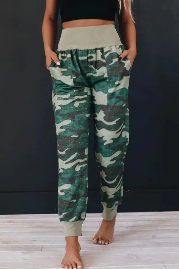 Lindon Patterned Pocket Slit Joggers Stay Warm in Style