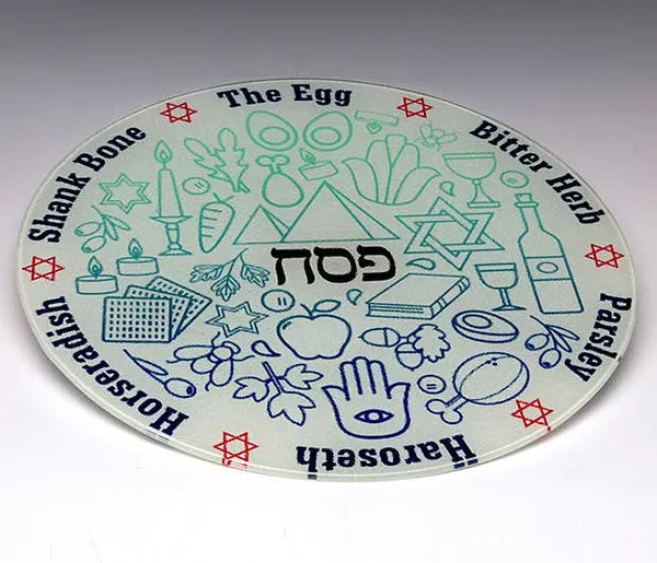 Line Drawing Seder Plate LIANE FRIED STUDIO