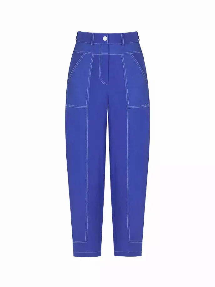 Linen Carrot Pants Nocturne