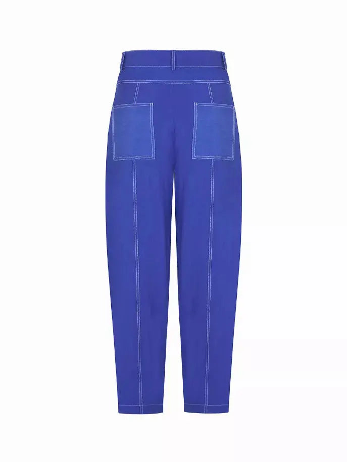 Linen Carrot Pants Nocturne