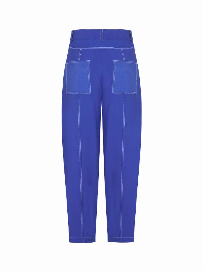 Linen Carrot Pants Nocturne