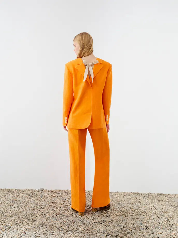 Linen Jacket with Back Detail Monique Store