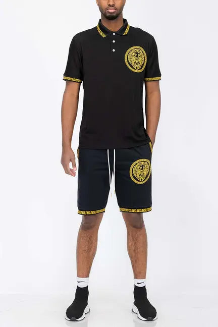 Lion Head Polo Short Set WEIV