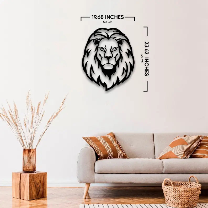 Lion Metal Wall Art Monique Store
