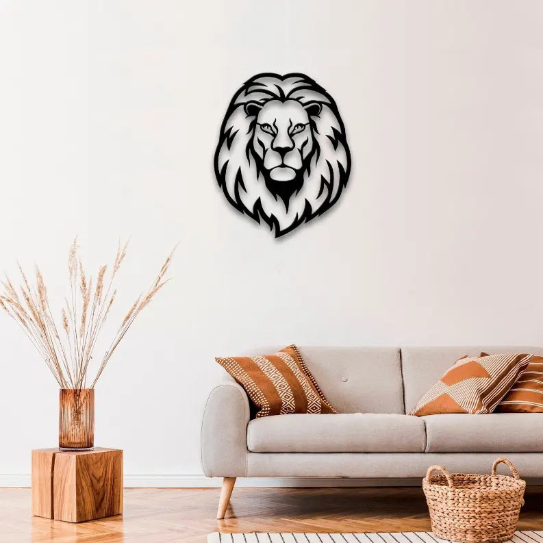 Lion Metal Wall Art Monique Store