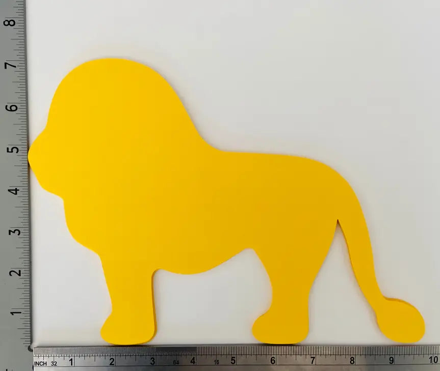 Lion Single Color Super Cut-Outs Creative Shapes