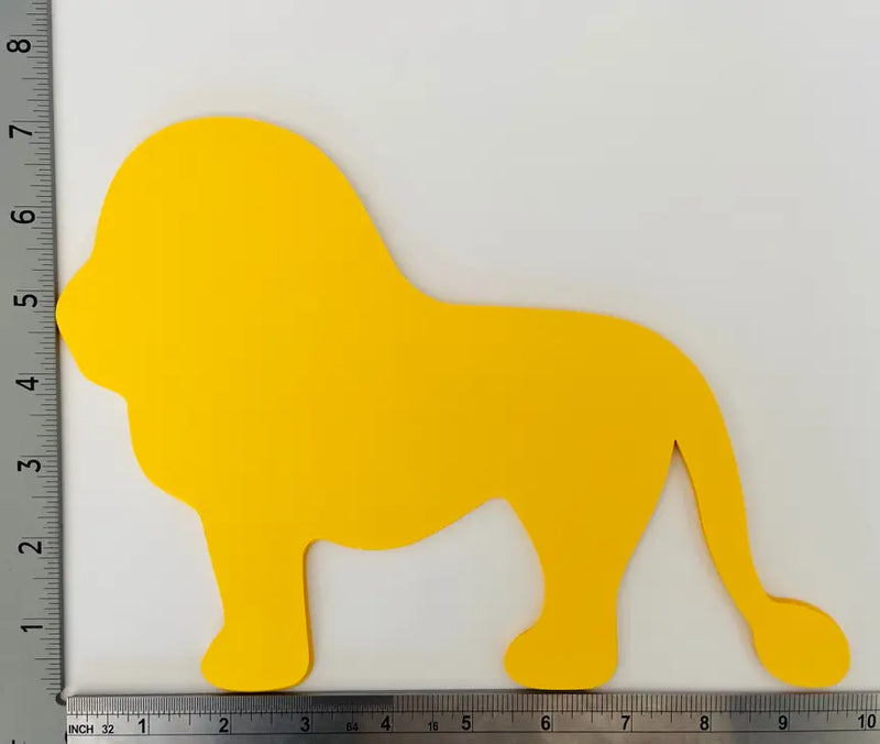 Lion Single Color Super Cut-Outs Creative Shapes