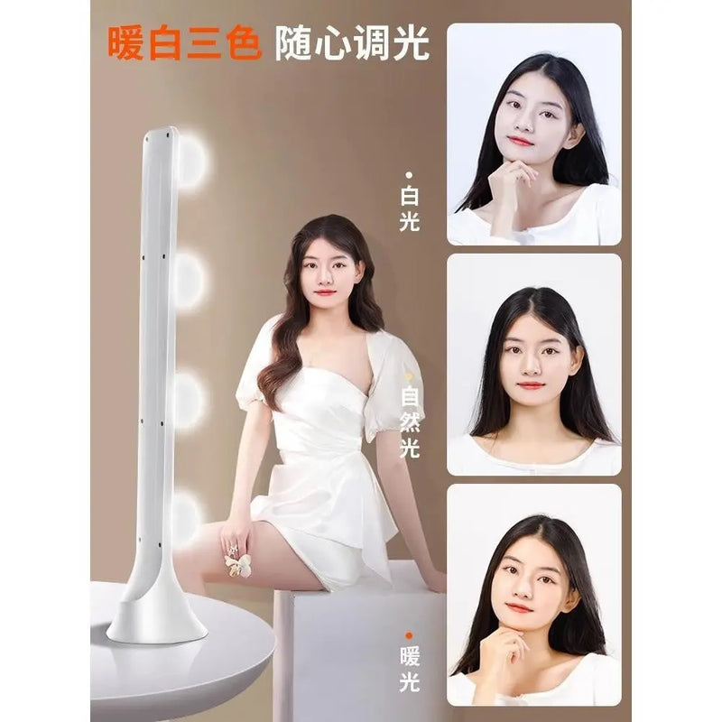 Live fill light anchor desktop makeup dedicated double row LED beauty skin rejuvenation professional live studio video background GreatEagleInc