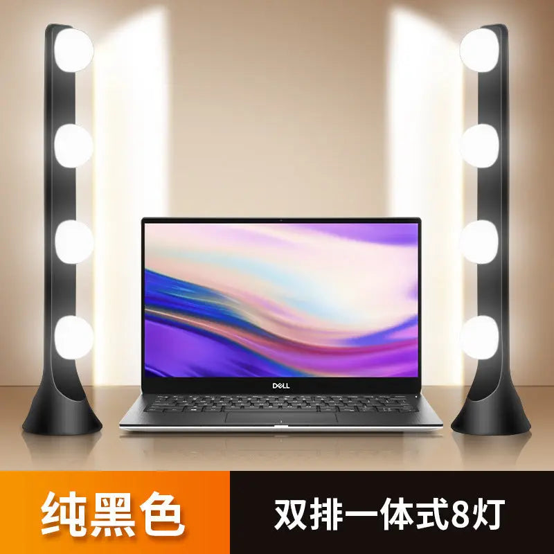 Live fill light anchor desktop makeup dedicated double row LED beauty skin rejuvenation professional live studio video background GreatEagleInc