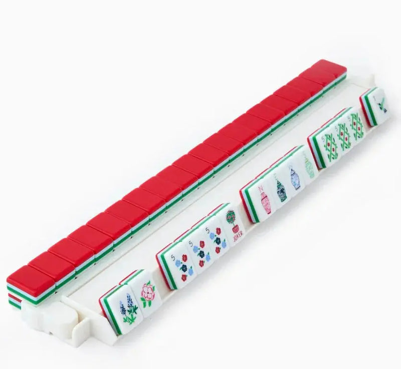 Local Warehouse US Local Stock Free Shipping Red and Pink 4-layer Acrylic American Mahjong Tiles OMM RTS Portable GreatEagleInc