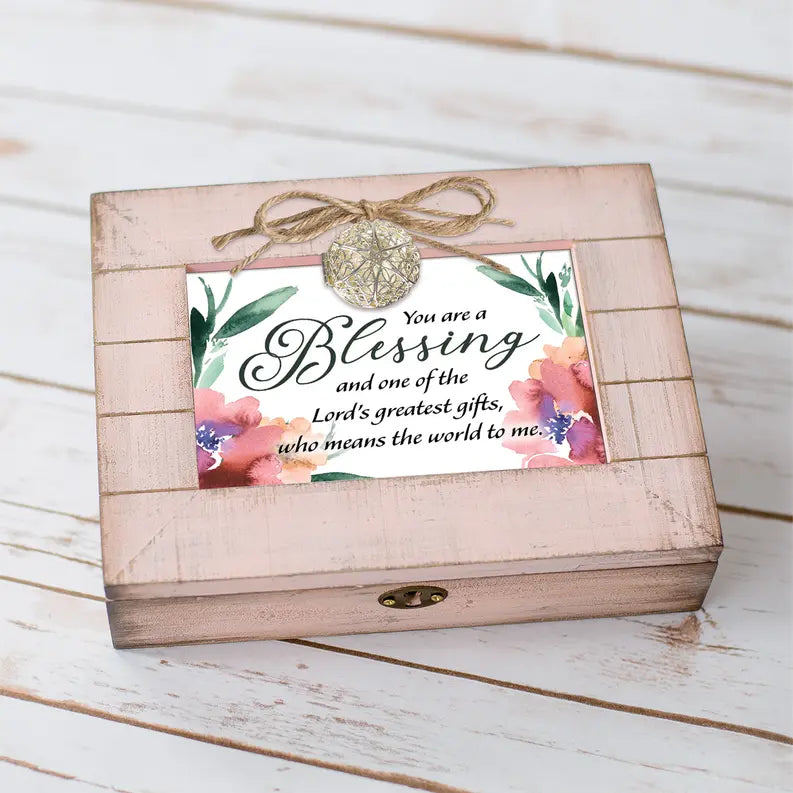 Locket Music Box You Are Blessing Pink Dicksons Inc
