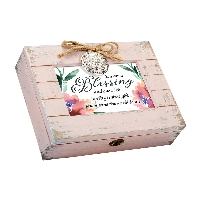 Locket Music Box You Are Blessing Pink Dicksons Inc