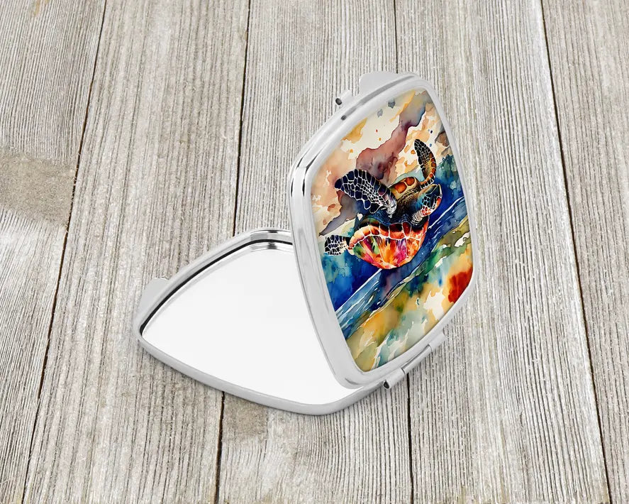 Loggerhead Sea Compact Mirror Caroline's Treasures